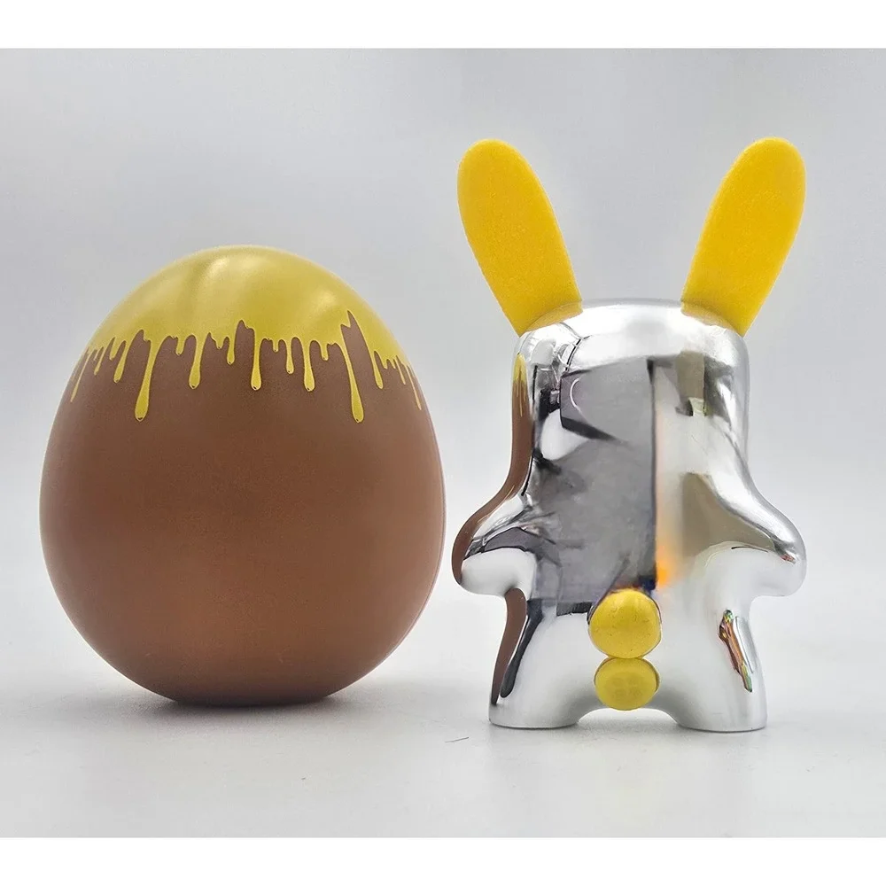 RARE Silver Chrome Fuggler Rabbitacular Easter Egg Funny Ugly Monster